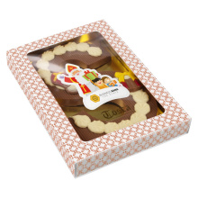 Mega decoratie chocolade letter 450 gram - Topgiving